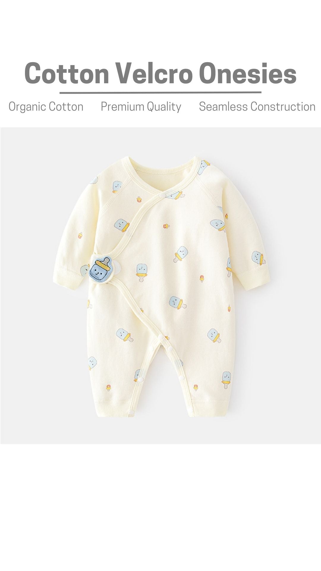 Cottton Velcro Onesies